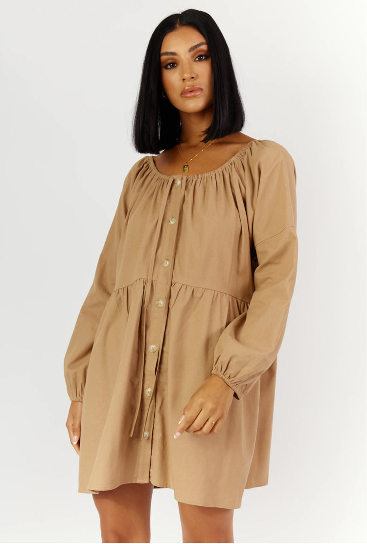 Leo Dress | Brown