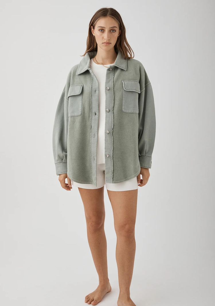 Bailey Shirt Jacket | Sage