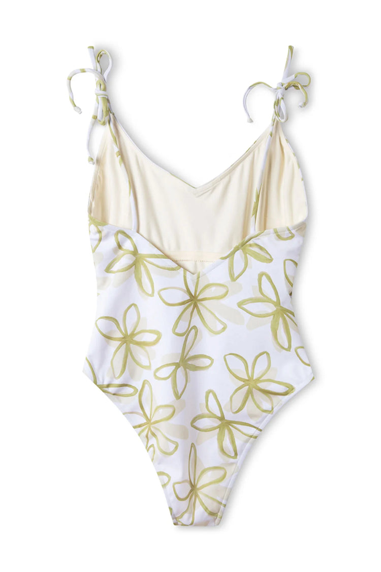 Olive Flower One Piece