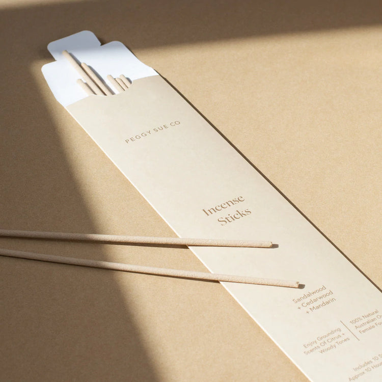 Incense Sticks | Mandarin + Sandalwood + Cedarwood