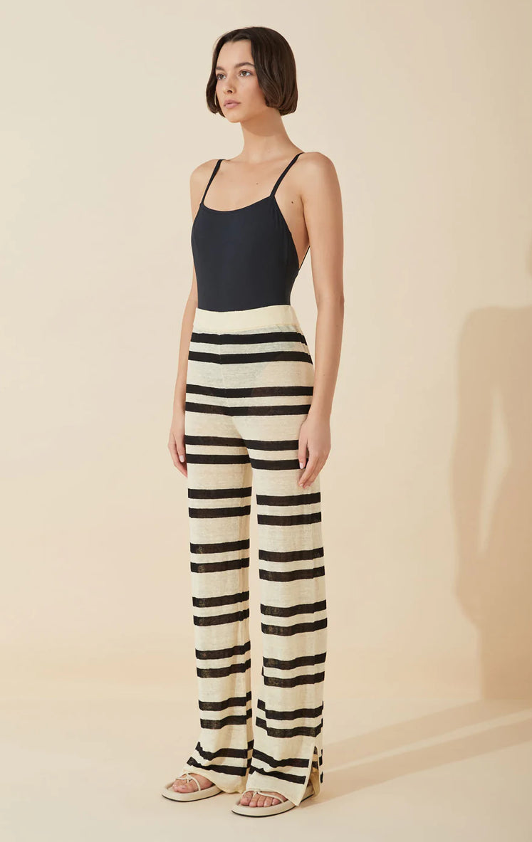 Black & Bone Organic Linen Knit Pant