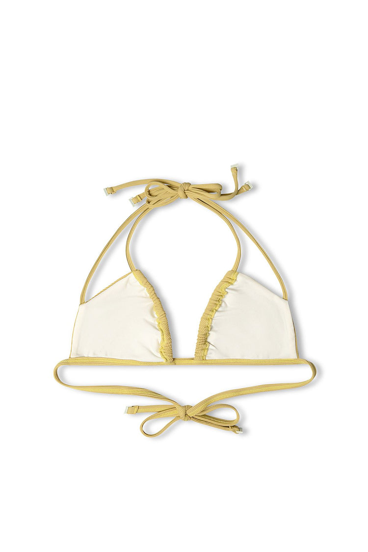 Citrus Halter Rib Bikini Top