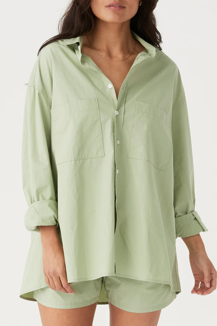Dylan Long Sleeve Shirt | Sage