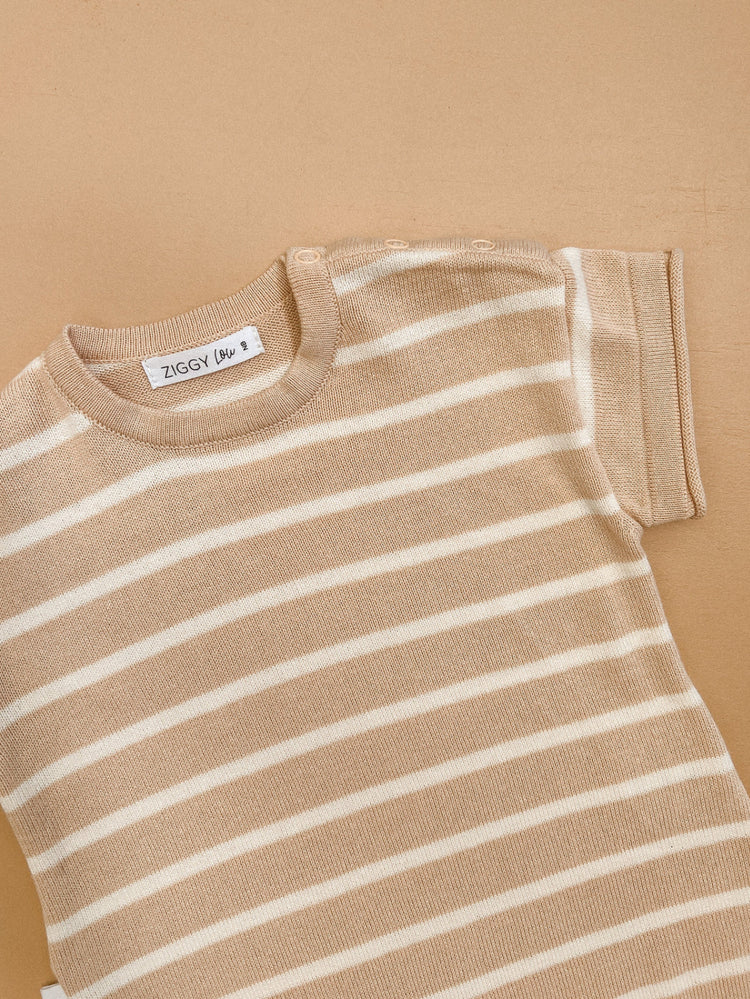 Playsuit | Wheat Stripes