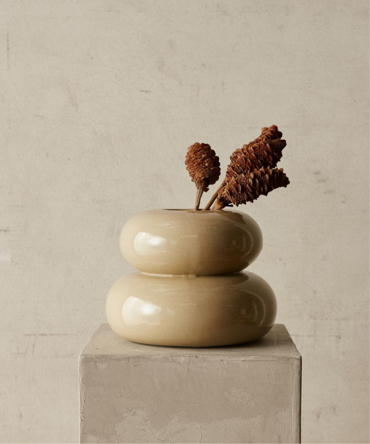 Low Eleanor Vase | Sage