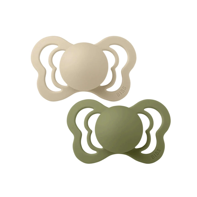 BIBS Dummies ‘Couture’ | Latex | Ivory / Sage