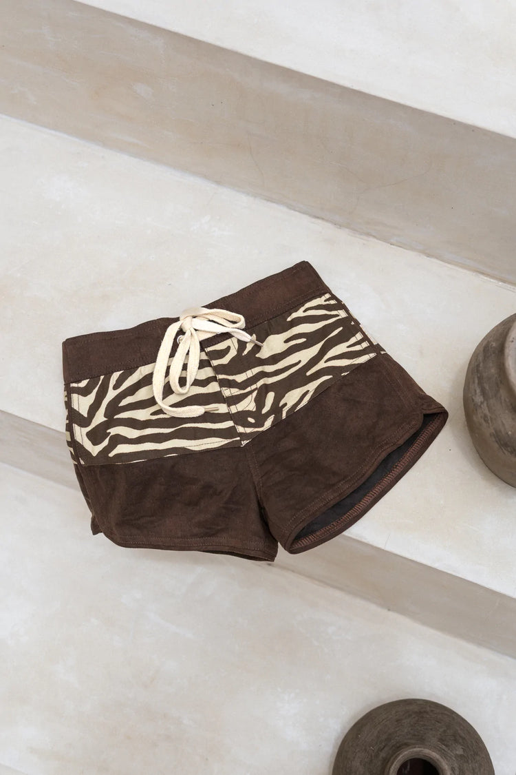 Ruko Board Short | Chocolate