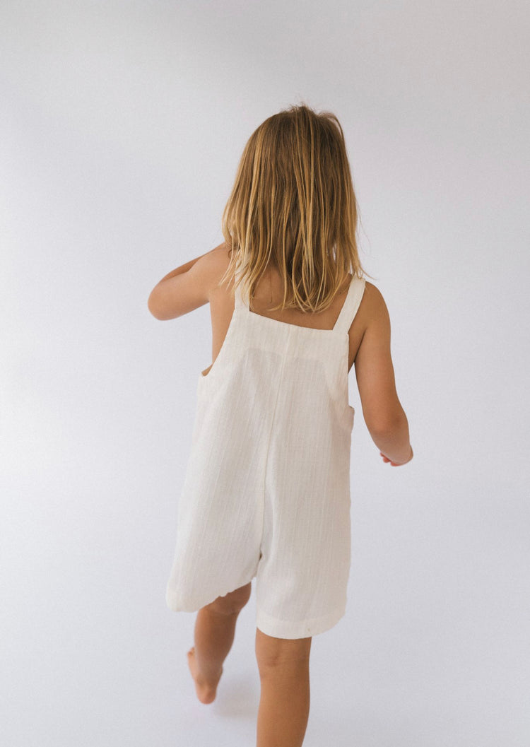 Short Marlow Overalls | White