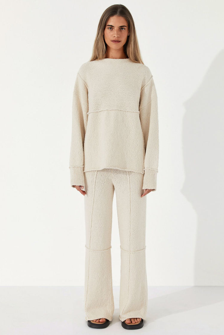 Stone Organic Cotton Knit Pant