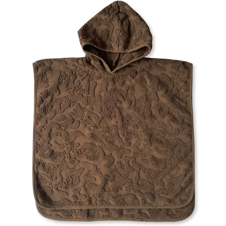Splash Terry Kids Poncho | Chocolate