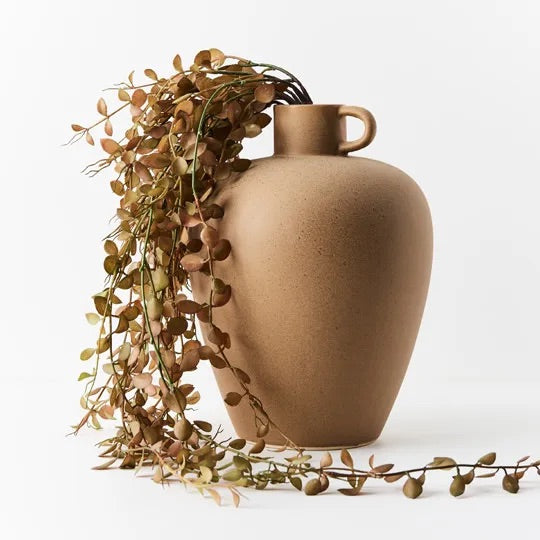 Vase Mona w/handle | Cinnamon