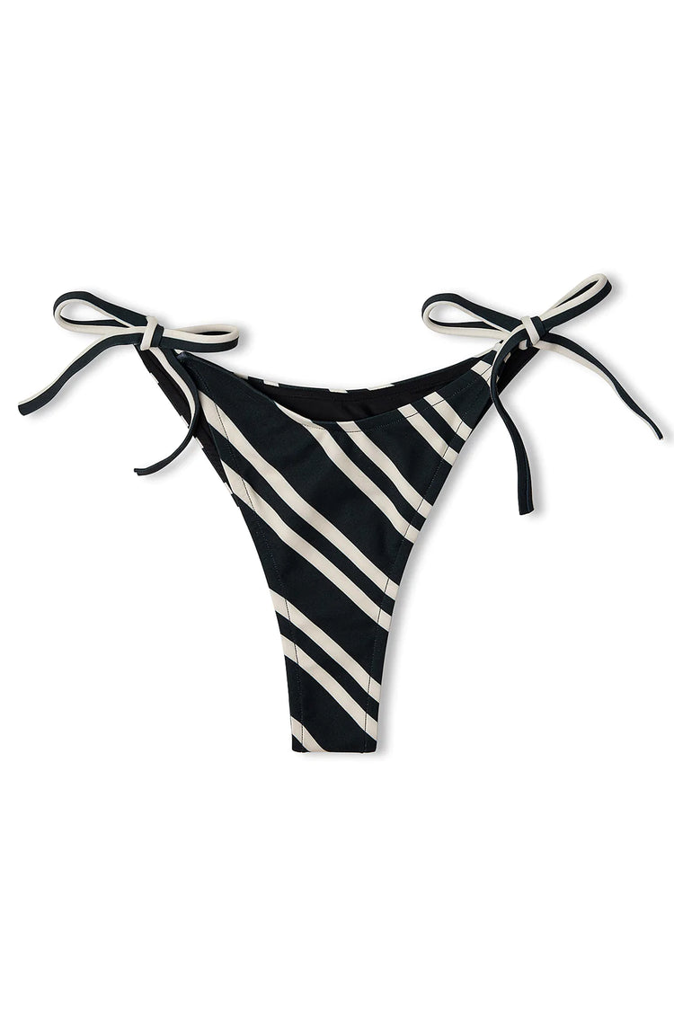 Black & Bone Stripe Curve Tie Brief
