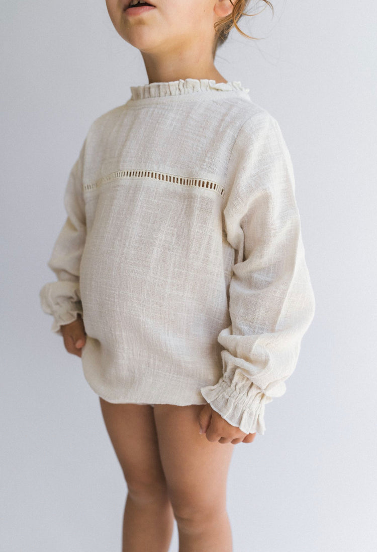 Winnie Romper | Natural