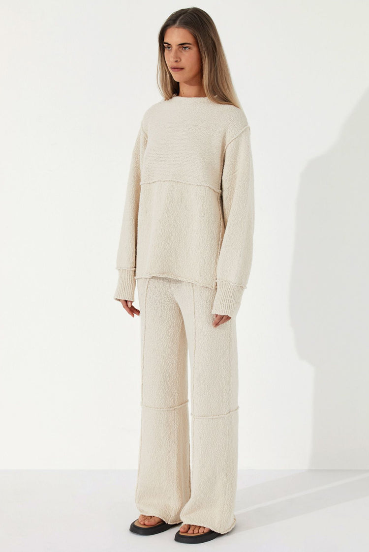 Stone Organic Cotton Knit Pant