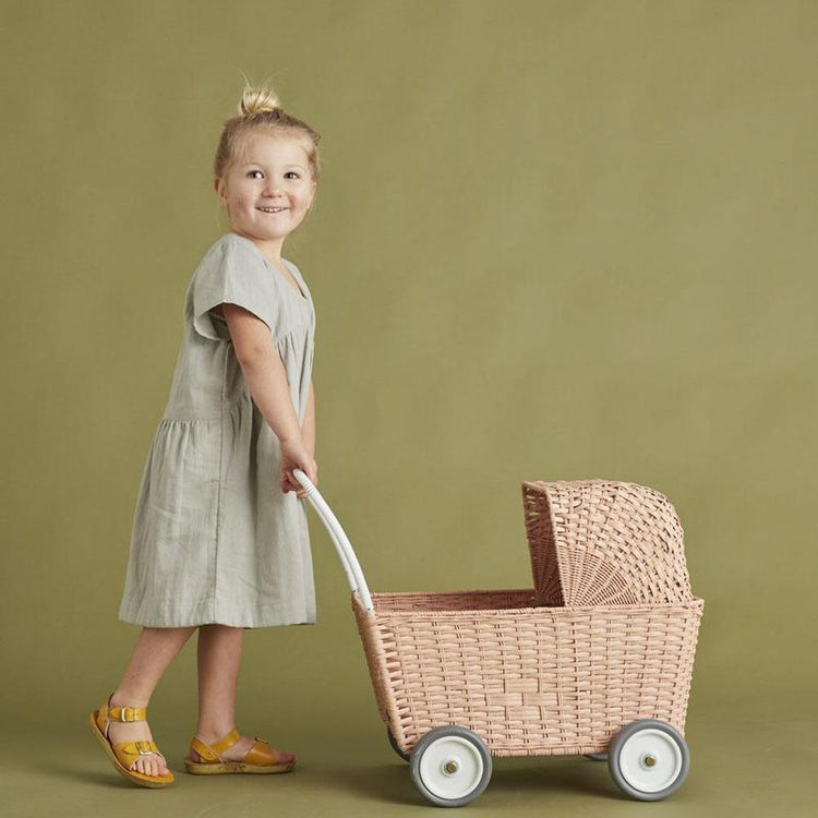 Rattan Strolley | Rose