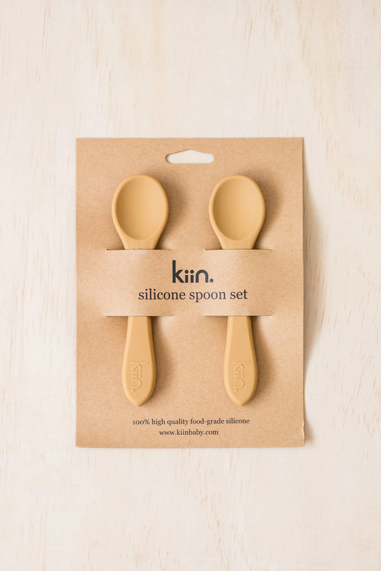 Silicone Spoon Twin Pack | Tan