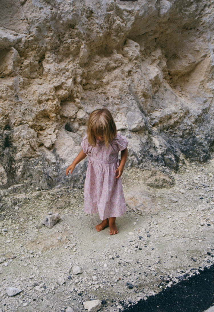 Florence Dress | Lavender Bloom Print