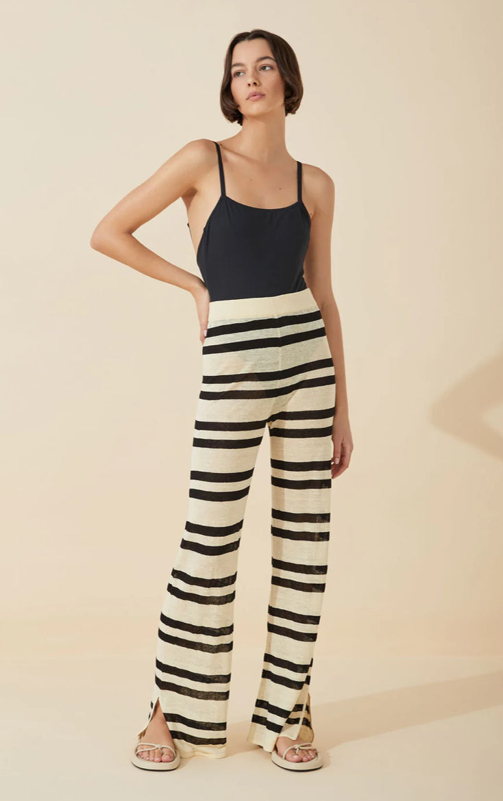 Black & Bone Organic Linen Knit Pant