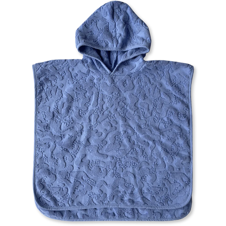 Splash Terry Kids Poncho | Ocean