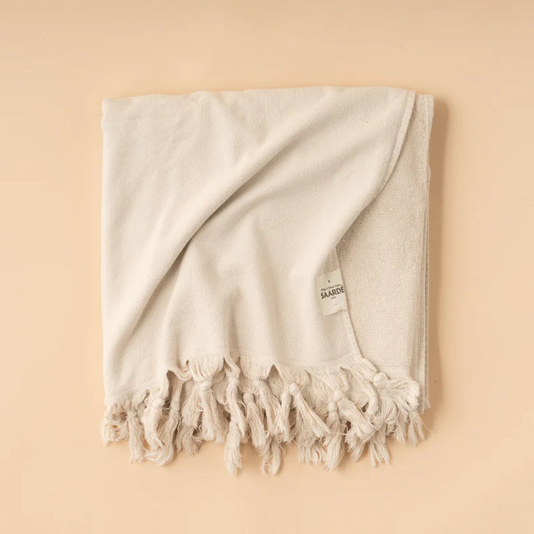 Vintage Wash Bath Sheet | Clay