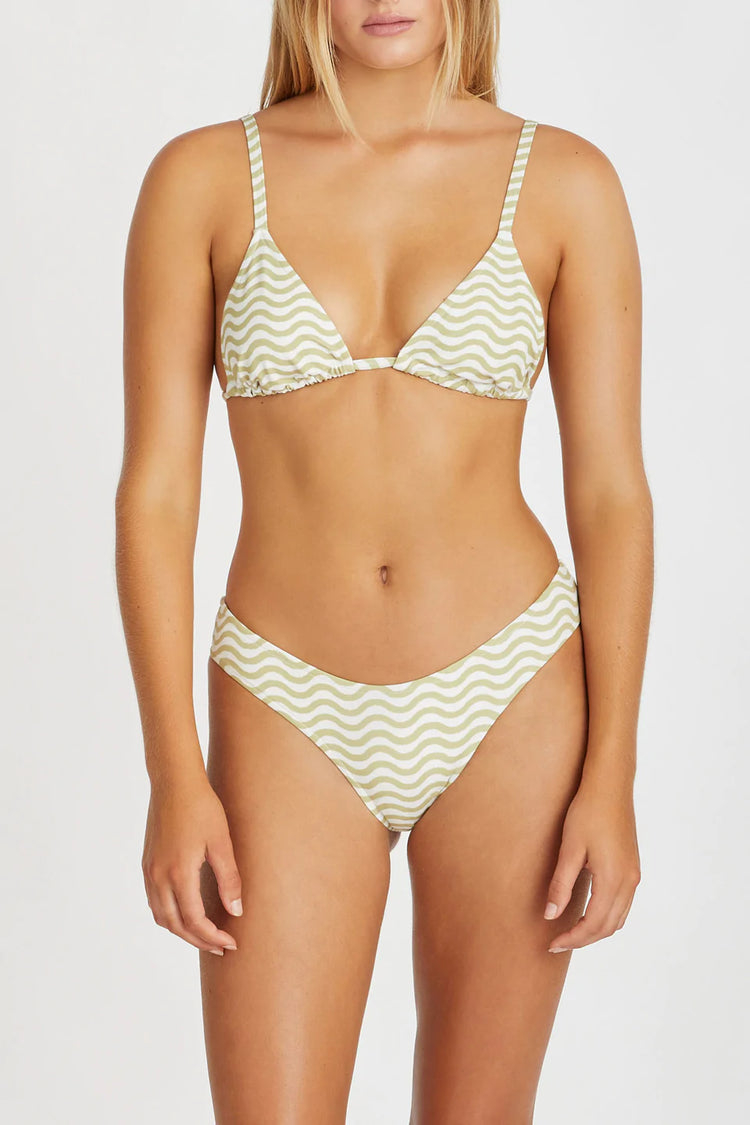 Chartreuse Wave Triangle