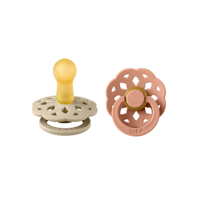 BIBS Dummies ‘Boheme’ | Vanilla / Peach