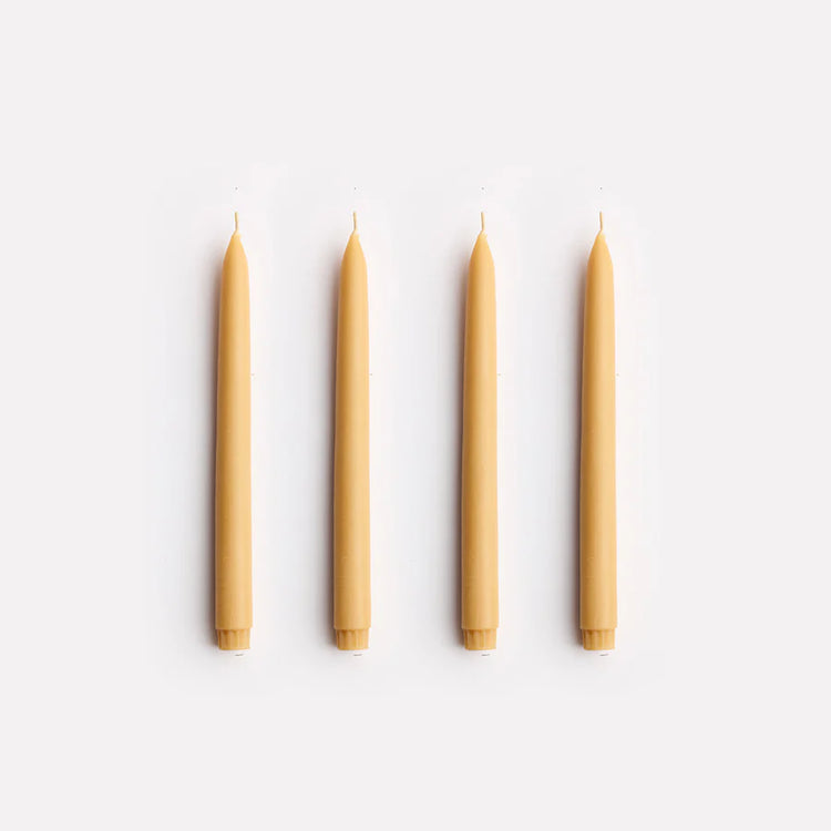 Twinkling Taper Candle Set | Caramel