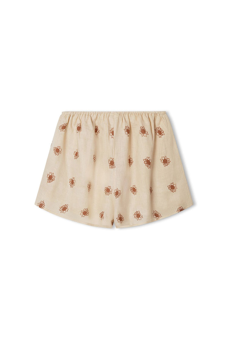 Stone Daisy Linen Short