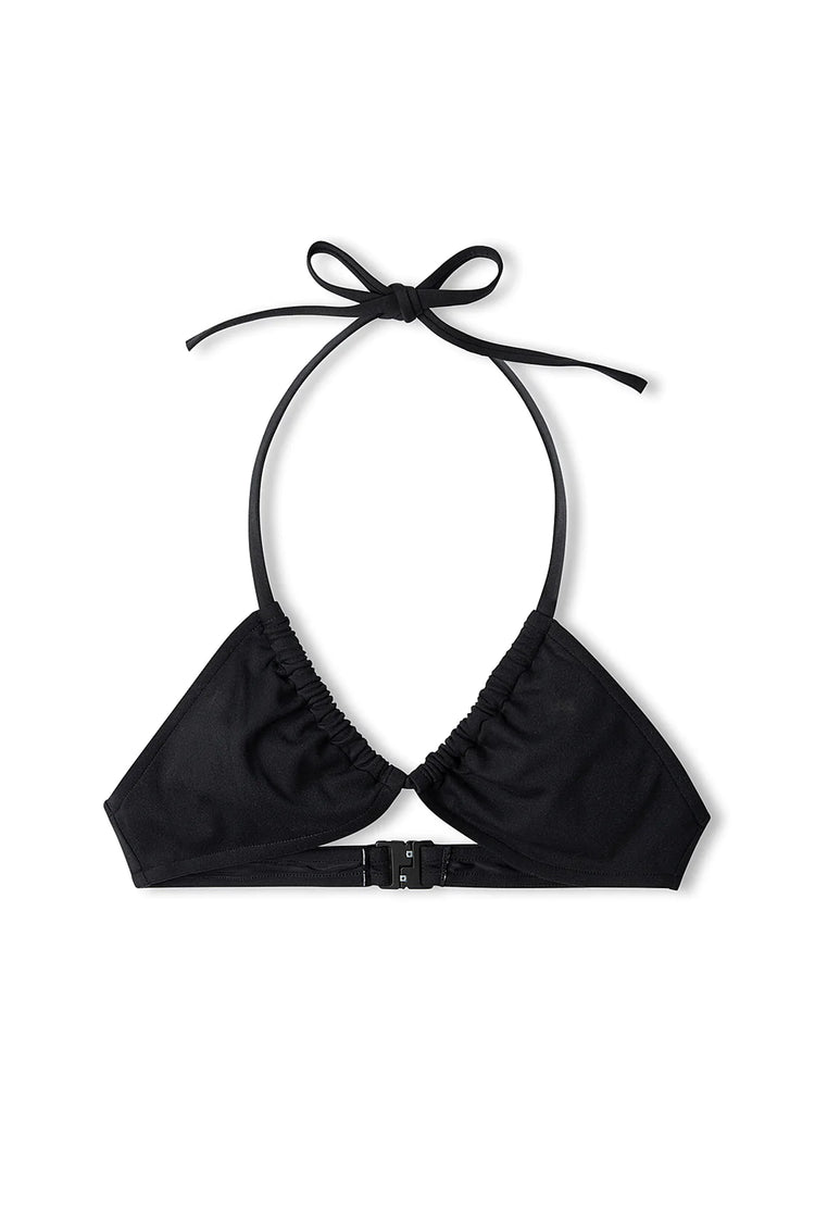 Black Halter Bikini Top