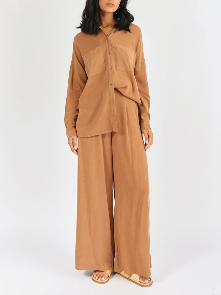 Lia Pants | Walnut