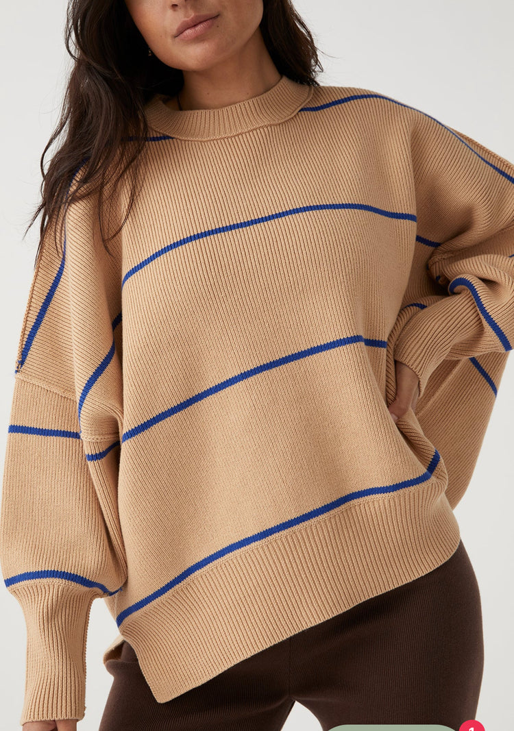 Harper Stripe Sweater | Honey & Sapphire