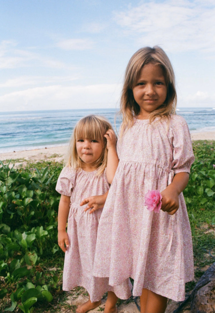 Florence Dress | Lavender Bloom Print