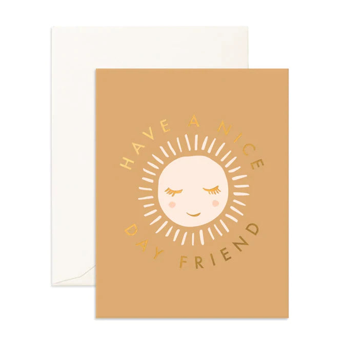 Nice Day Sun Card