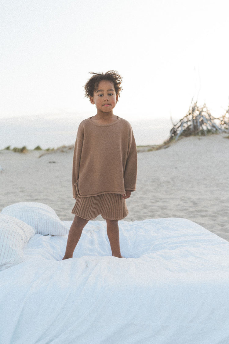 Essential Knit Jumper | Chocolate