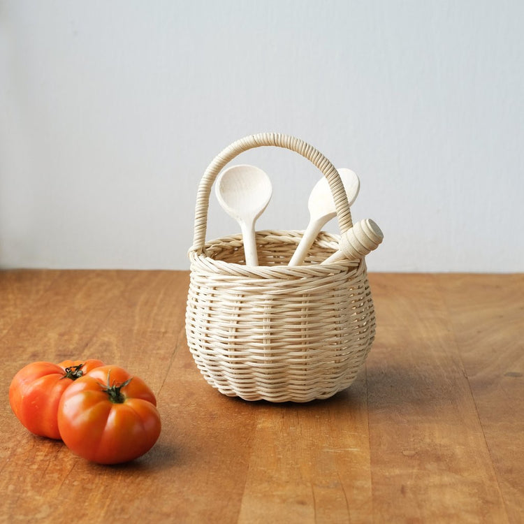 Rattan Berry Basket | Straw