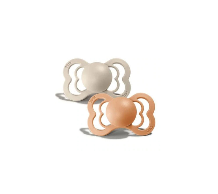 BIBS Dummies ‘Supreme’ | Silicone | Vanilla / Peach