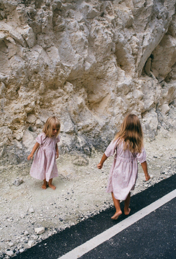 Florence Dress | Lavender Bloom Print