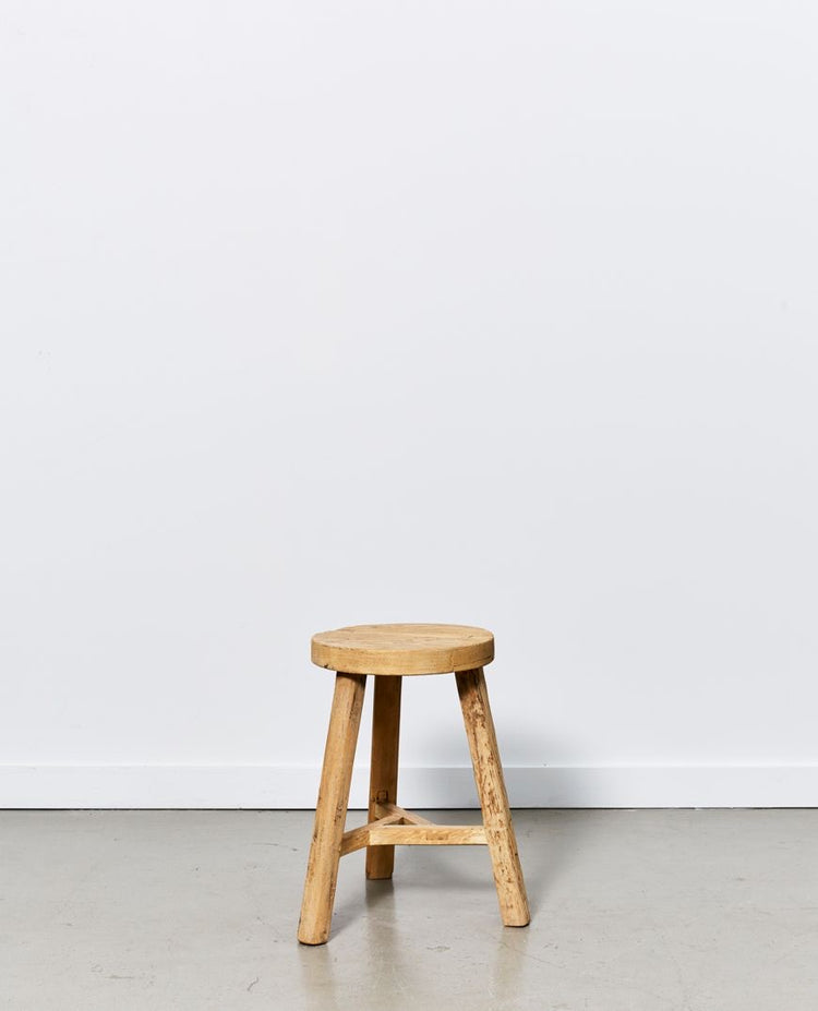 Vecchio Round Stool | Natural