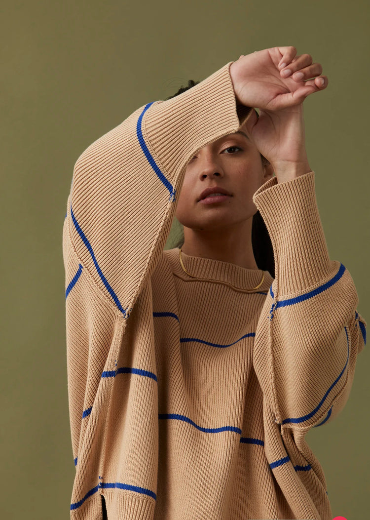 Harper Stripe Sweater | Honey & Sapphire