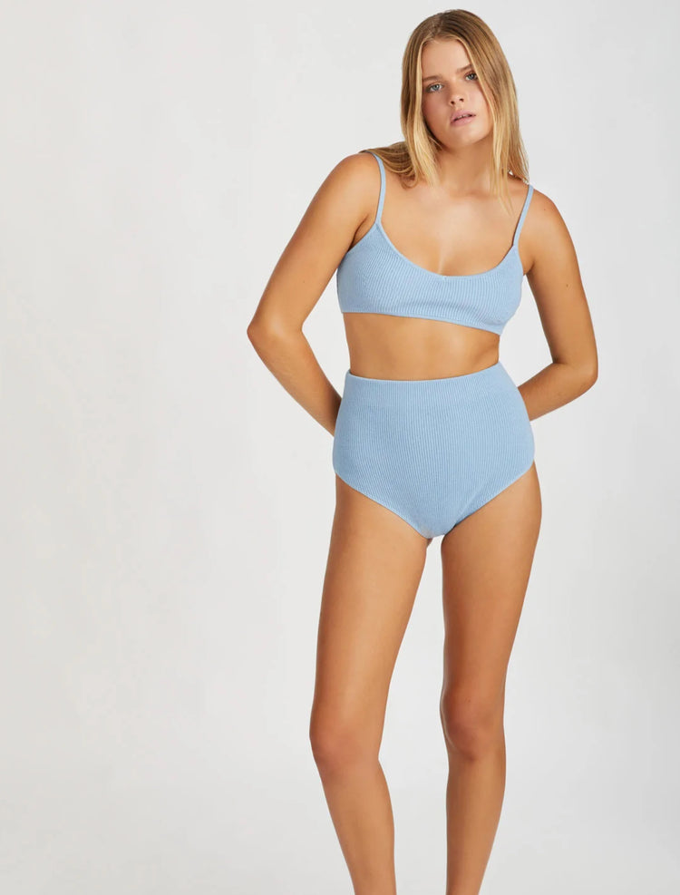 Knitted Brief | Cool Blue