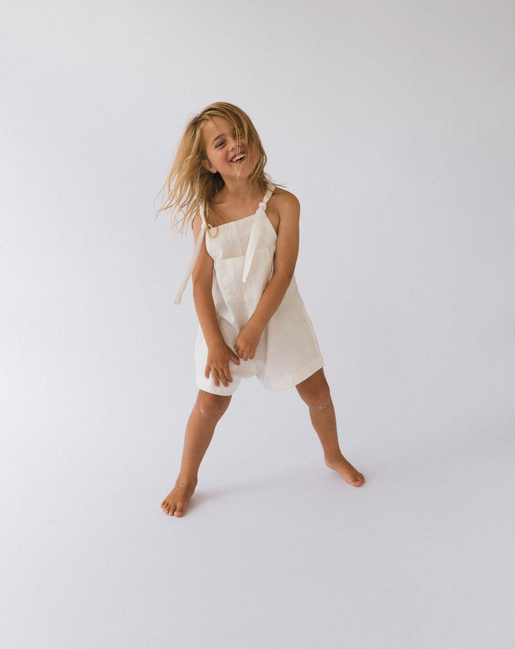 Short Marlow Overalls | White