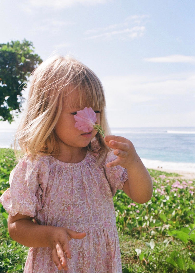 Florence Dress | Lavender Bloom Print