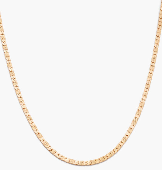 Follow The Sun Chain Necklace | 18K Gold Plated