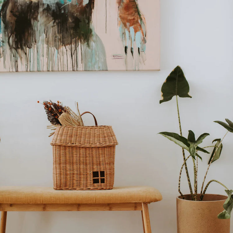 Rattan Hanging Hutch | Natural