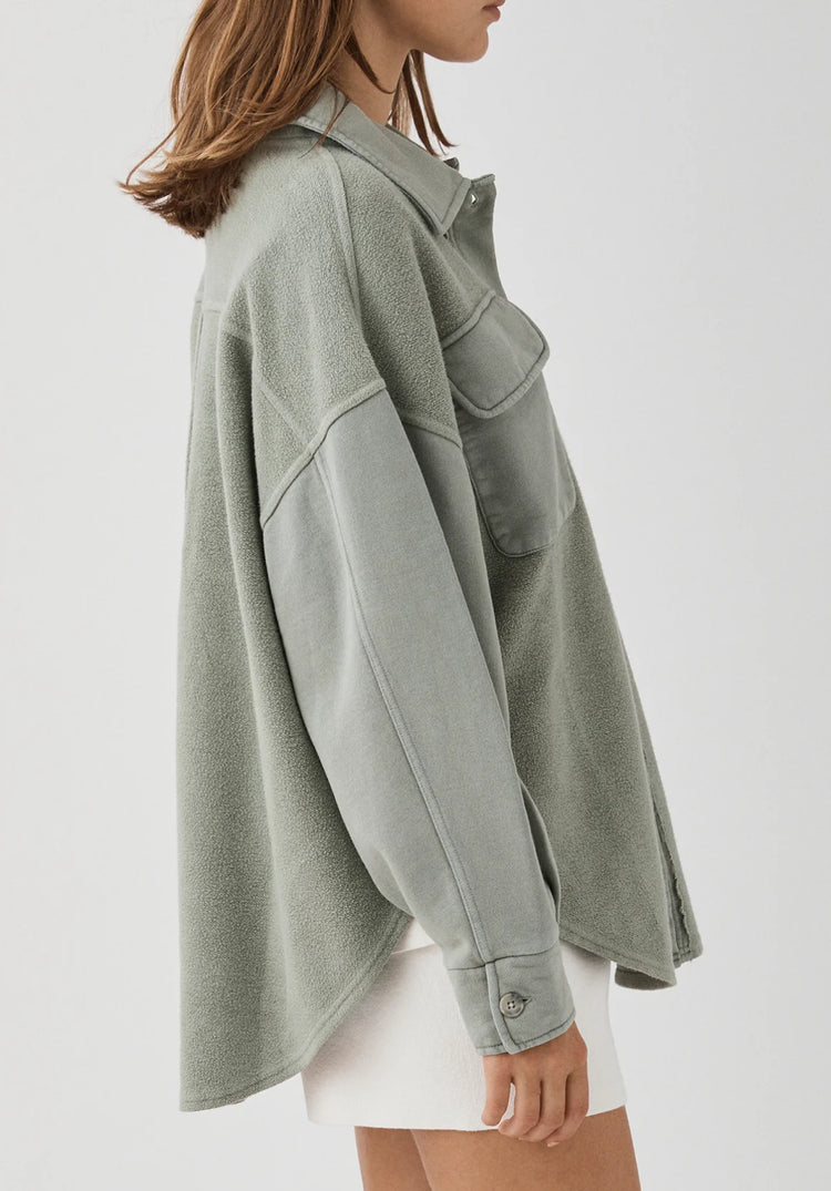 Bailey Shirt Jacket | Sage