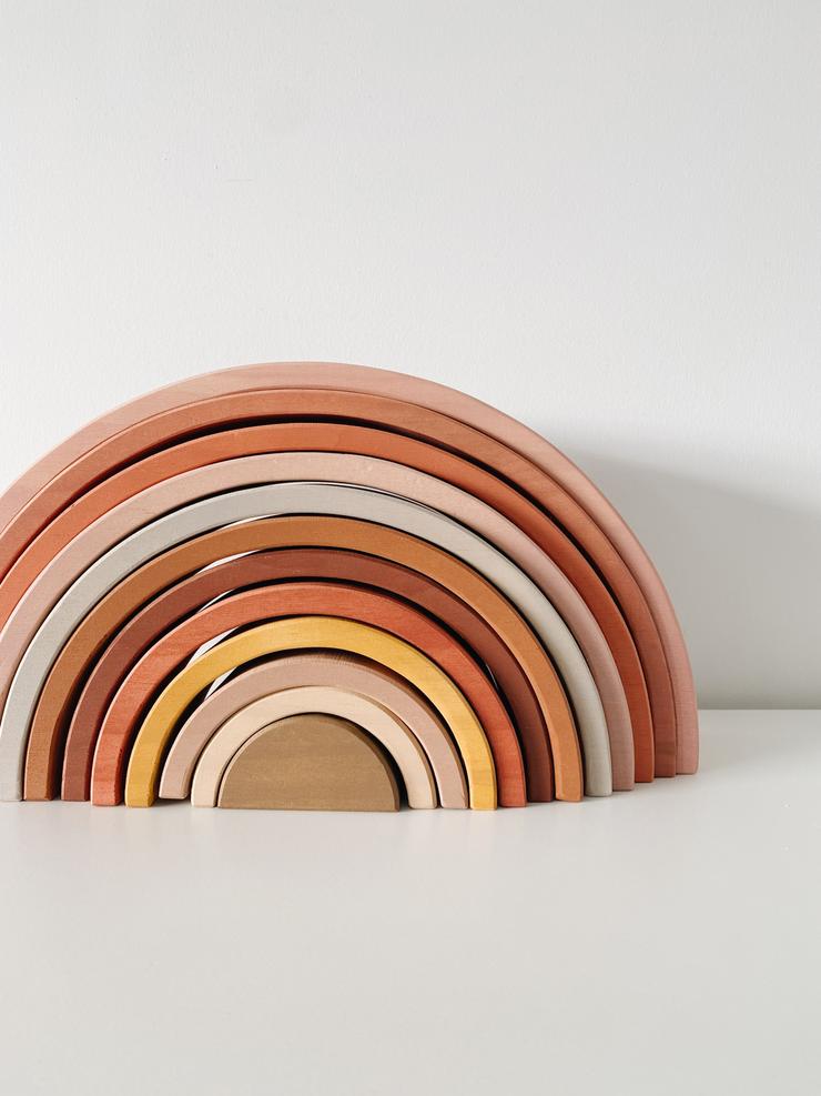 Peach Wooden Rainbow