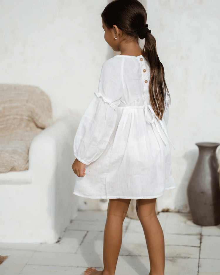 Maggie Dress | White
