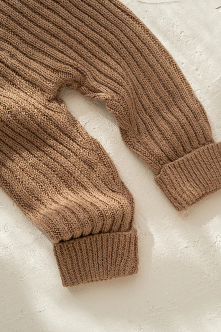 Ribbed Pant | Chocolate