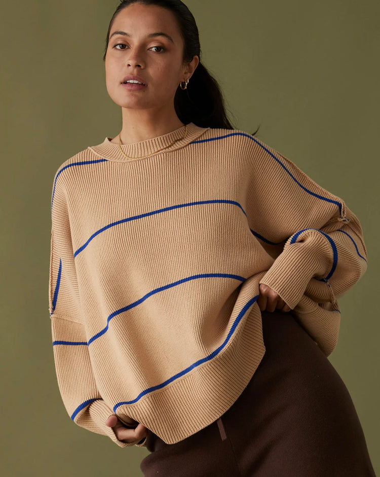 Harper Stripe Sweater | Honey & Sapphire