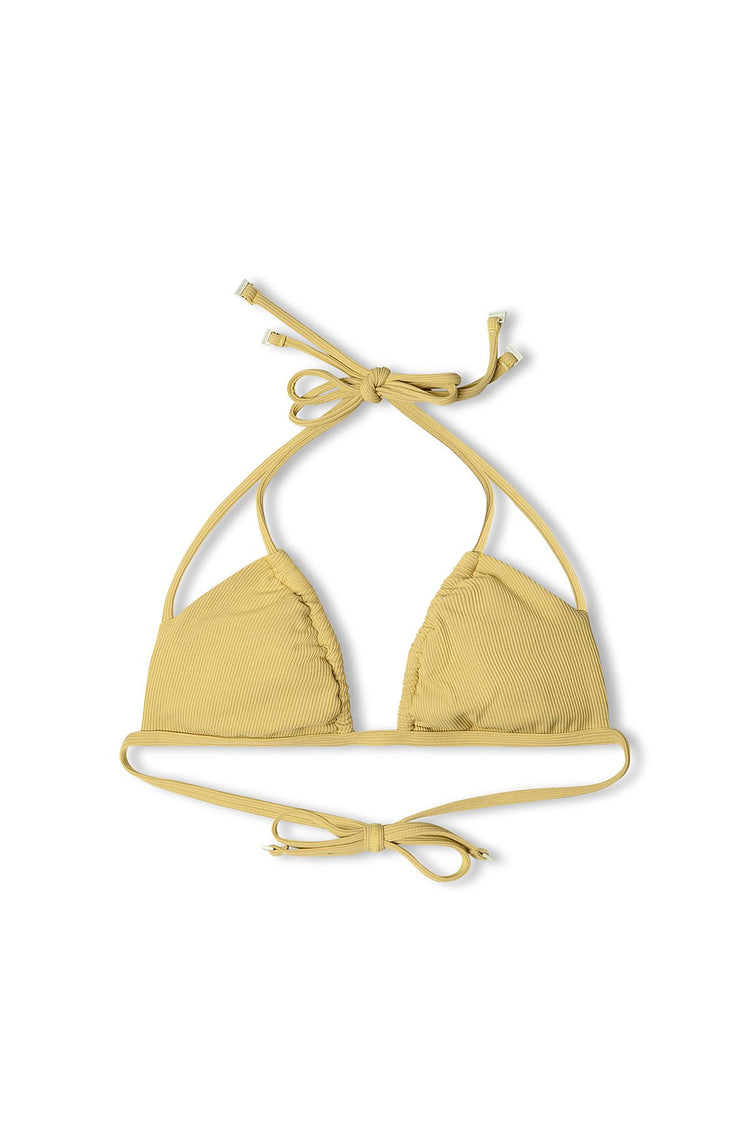 Citrus Halter Rib Bikini Top